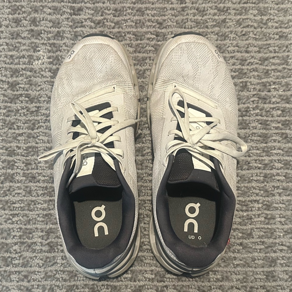 On Running Light Gray Sneakers